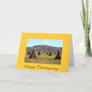 De Gebieden van Amish, Gelukkige Thanksgiving! Feestdagen Kaart