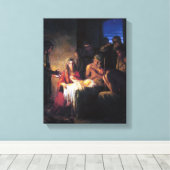 DE Geboorte Canvas Afdruk (Insitu (Houten vloer))