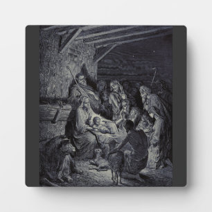 De Geboorte door Gustave Doré Premium Victoriaanse Fotoplaat