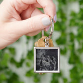 De Geboorte door Gustave Doré Premium Victoriaanse Sleutelhanger (Hand)