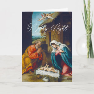 De geboorte van baby Jezus kerstgroeten Feestdagen Kaart