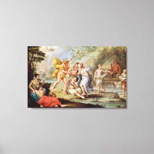 De geboorte van Bacchus Canvas Afdruk (Voorkant)