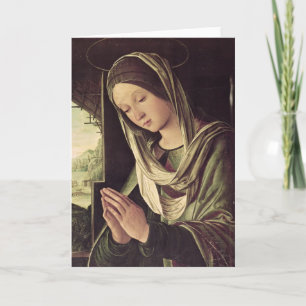 De geboorte van Christus, c.1490 Feestdagen Kaart