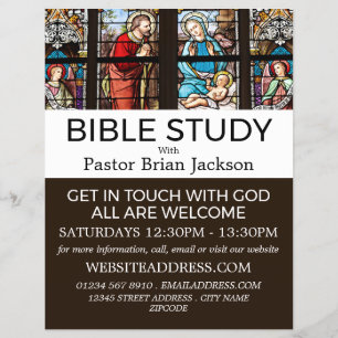 De Geboorte van Christus, Christelijke Bijbel Klas Flyer