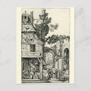 De geboorte van Christus door Albrecht Durer Feestdagenkaart