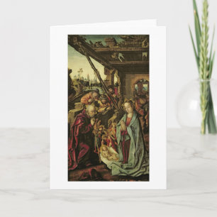 De geboorte van Christus Feestdagen Kaart