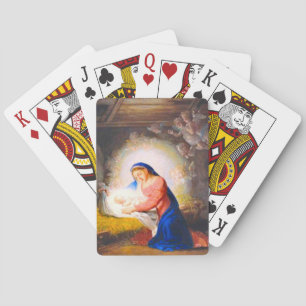 De Geboorte van Christus Pokerkaarten