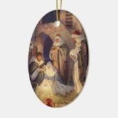 De Geboorte van Christus Scence van het Ornament (Links)