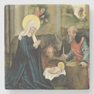 De geboorte van Christus Stenen Onderzetter