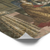 De geboorte van de Maagd, 1485-90 Poster (Hoek)