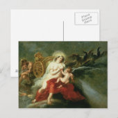 De geboorte van de Melkweg, 1668 Briefkaart (Voorkant / Achterkant)