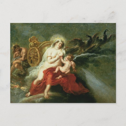 De geboorte van de Melkweg, 1668 Briefkaart (Voorkant)