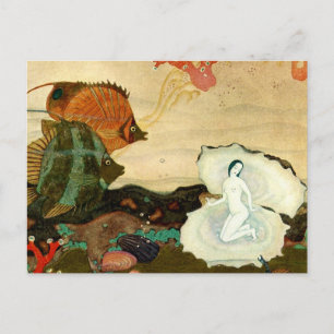 “De Geboorte van de Parel” door Edmund Dulac Briefkaart