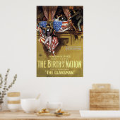 De geboorte van een Natie 1915 Poster (Keuken)