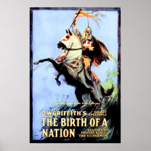 De geboorte van een Nation Movie Poster 1915