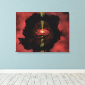 De geboorte van een ster canvas afdruk (Insitu (Houten vloer))