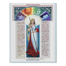 De geboorte van het Jasmine Poster