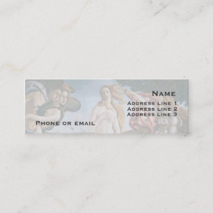 De geboorte van het Visitekaartje van Venus