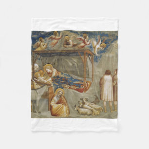 De Geboorte van Jezus Christus door Giotto Fleece Deken