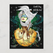 De geboorte van moeder aarde feestdagenkaart (Voorkant)