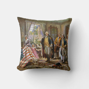 De geboorte van oude glorie Percy Moran Kussen