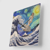 De geboorte van Venus bij de Grote Golf Vierkante Klok (Hoek)