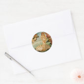 De geboorte van Venus | Botticelli Ronde Sticker (Envelop)