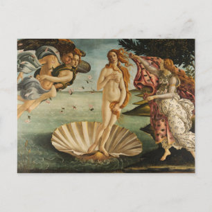 De geboorte van Venus Briefkaart