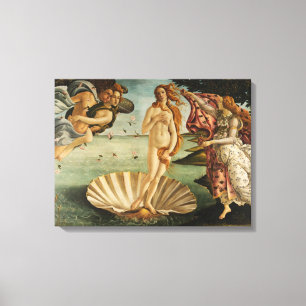 De geboorte van Venus Canvas Afdruk