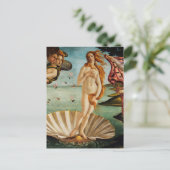 De geboorte van Venus (details), Sandro Botticelli Briefkaart (Staand voorkant)