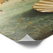 De geboorte van Venus door Botticelli - Poster (Hoek)