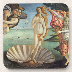 De geboorte van Venus door Sandro Botticelli Bier Onderzetter