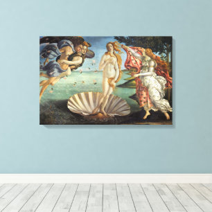 De Geboorte van Venus door Sandro Botticelli Canvas Afdruk