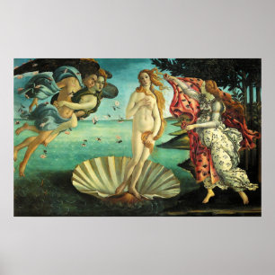 De geboorte van Venus door Sandro Botticelli Poster