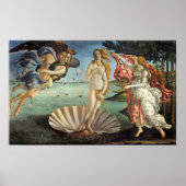 De geboorte van Venus door Sandro Botticelli Poster (Voorkant)