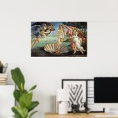 De geboorte van Venus door Sandro Botticelli Poster (Thuiskantoor)
