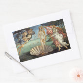 De Geboorte van Venus door Sandro Botticelli Rechthoekige Sticker (Envelop)