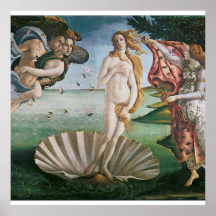 De geboorte van Venus door Sandro Botticelli, Rena Poster