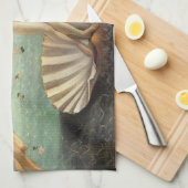 De geboorte van Venus door Sandro Botticelli Theedoek (Quarter Fold)