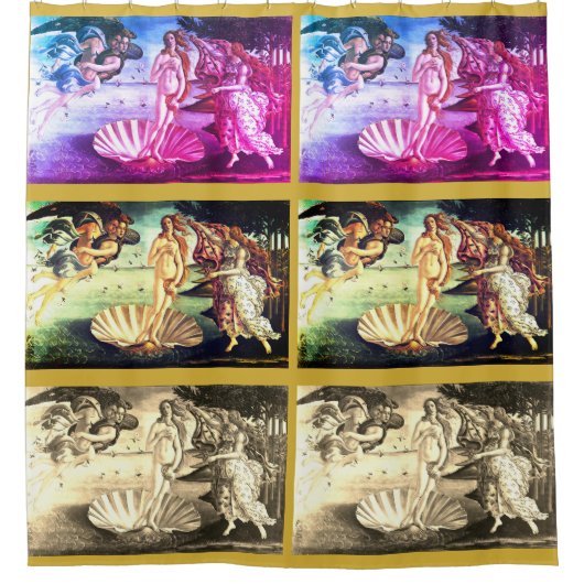 De geboorte van Venus Douchegordijn (Voorkant)