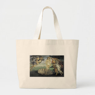 De geboorte van Venus Grote Tote Bag
