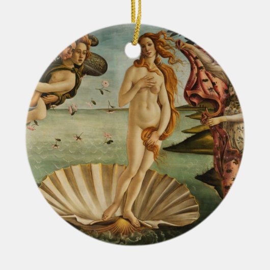 De geboorte van Venus Keramisch Ornament (Voorkant)