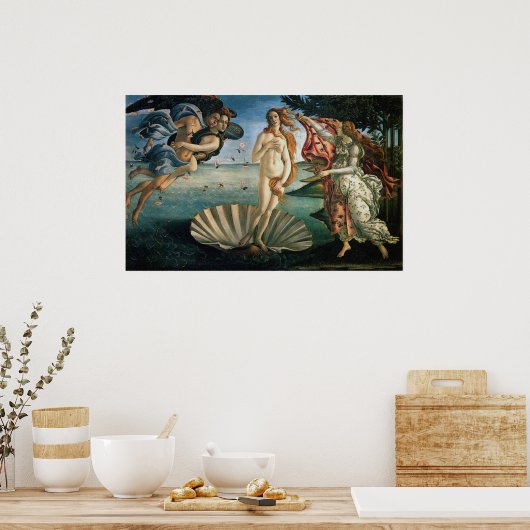 De geboorte van Venus Poster (Keuken)