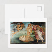De geboorte van Venus, Sandro Botticelli, 1485 Briefkaart (Voorkant / Achterkant)