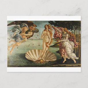 De geboorte van Venus - Sandro Botticelli Briefkaart