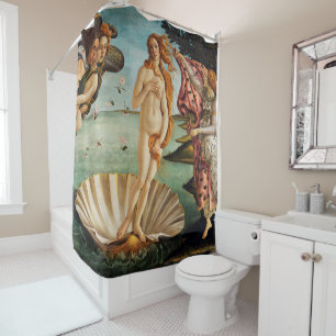 De geboorte van Venus, Sandro Botticelli Douchegordijn