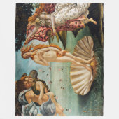 De geboorte van Venus, Sandro Botticelli Fleece Deken (Voorkant)