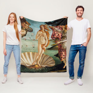 De geboorte van Venus, Sandro Botticelli Fleece Deken