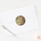 De geboorte van Venus - Sandro Botticelli Ronde Sticker (Envelop)