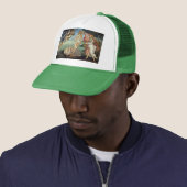 De Geboorte van Venus van Sandro Botticelli Trucker Pet (In situ)